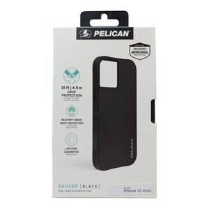 i7. Pelican Ranger Black Series Case for Apple iPhone 12 mini‎ - Black